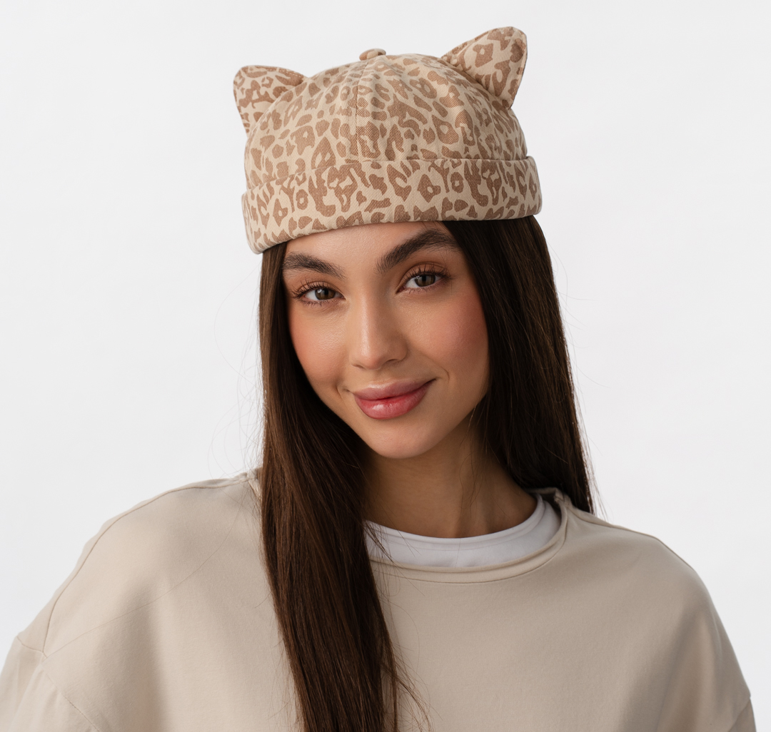 Докер Мармалато, цвет бежевый-леопардовый #1