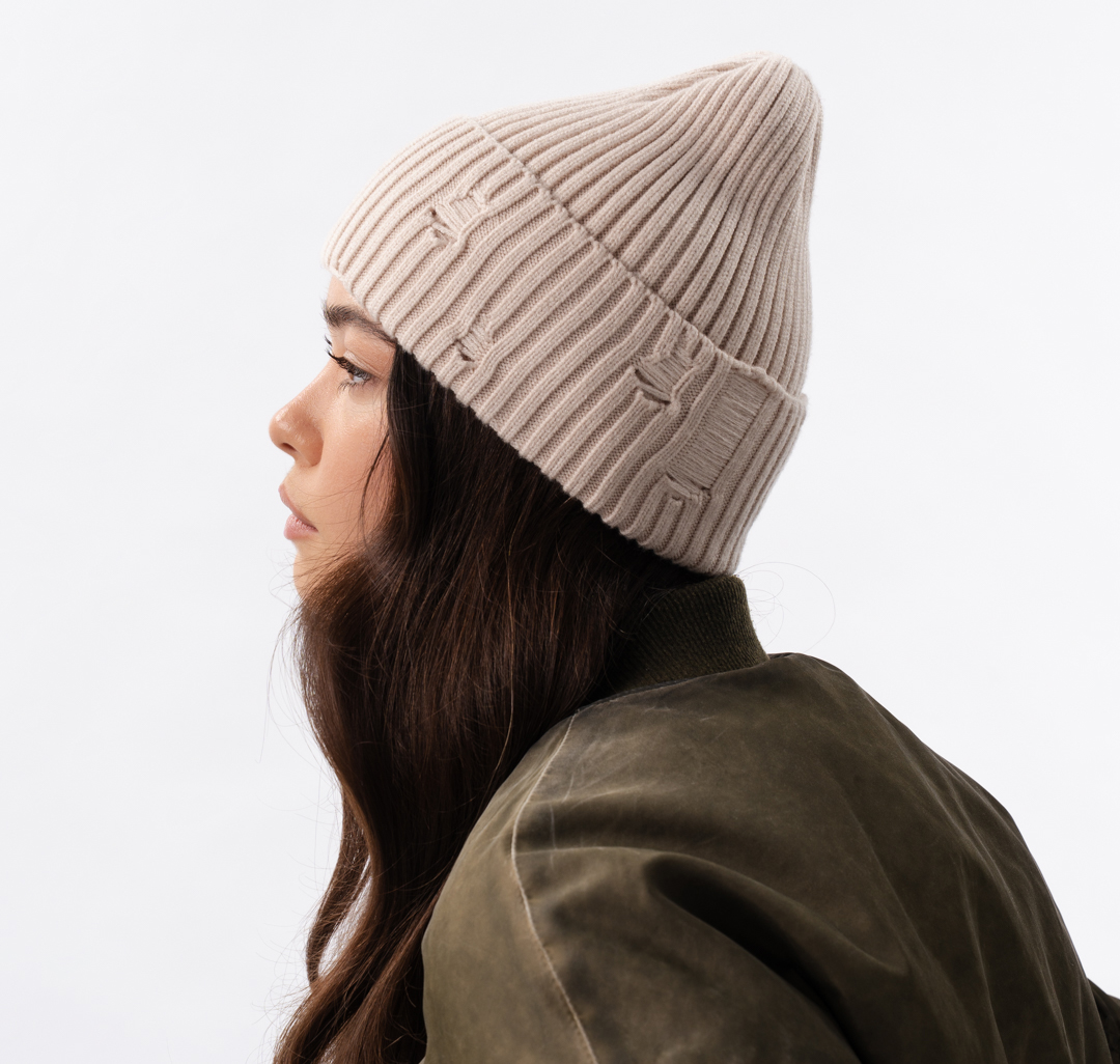 Шапка Мармалато, цвет светло-бежевый #2