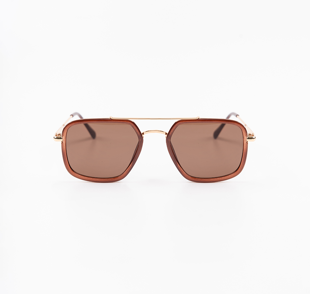 Очки с чехлом Мармалато, цвет коричневый-золото #4