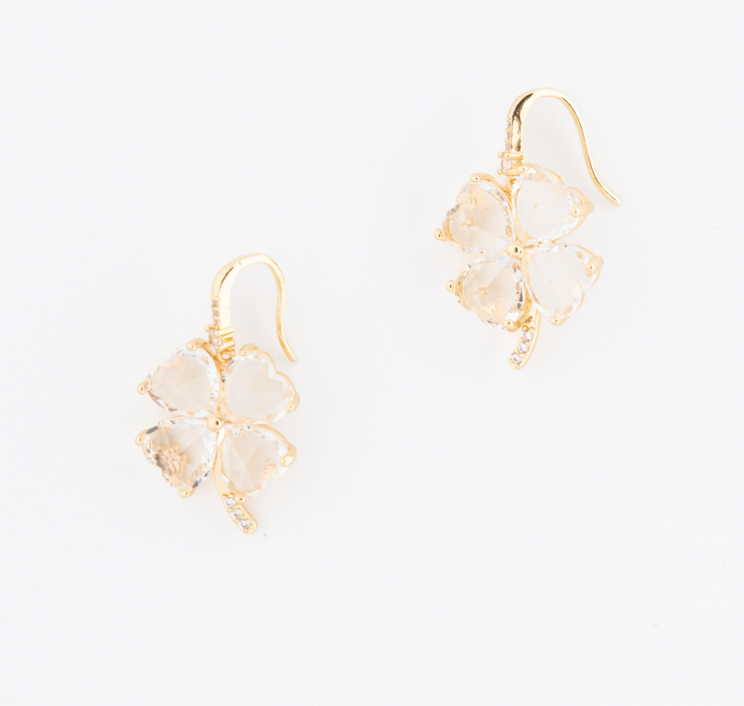 Серьги Мармалато, цвет Золото-прозрачный #1