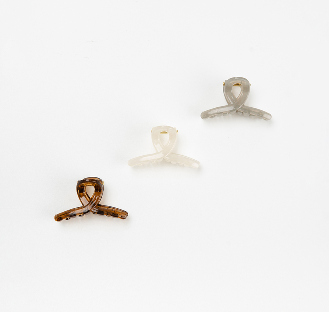 Набор крабов (3 шт) Мармалато, цвет молочный-серый-коричневый #3