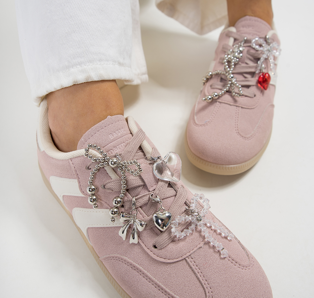 Набор подвесок для обуви (2 шт) Мармалато, цвет прозрачный-серебро #2