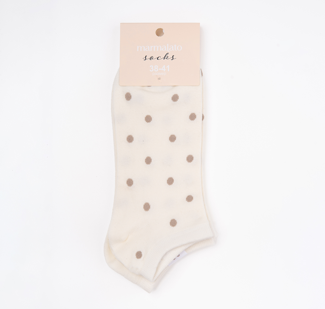 Носки (2 пары) Мармалато, цвет молочный-бежевый #5