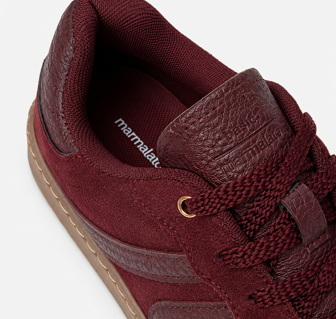 Кеды 1103-008 154076 цвет бордовый — фото №4