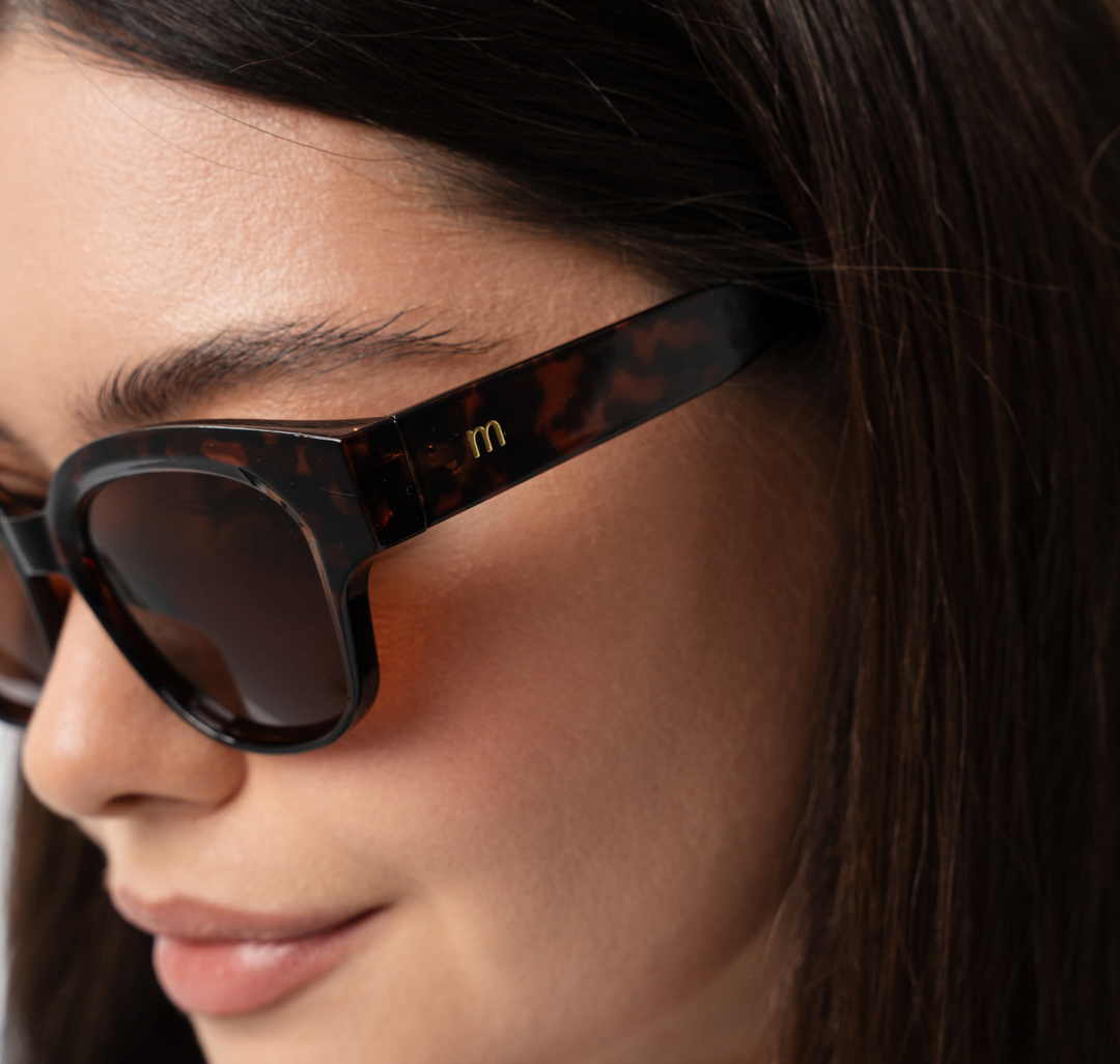 Очки с чехлом Мармалато, цвет черный-коричневый #4