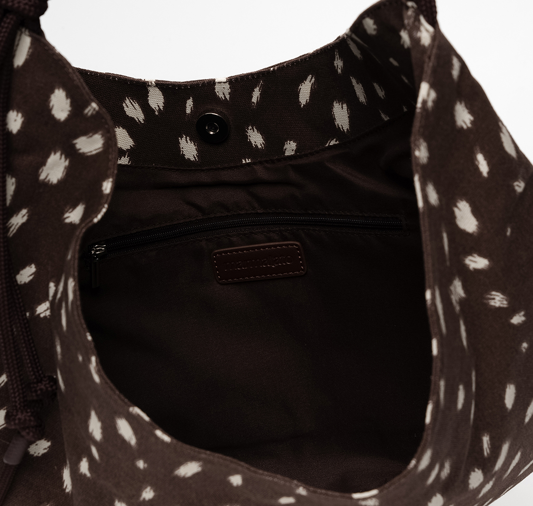 Сумка Мармалато, цвет шоколадный-молочный #4