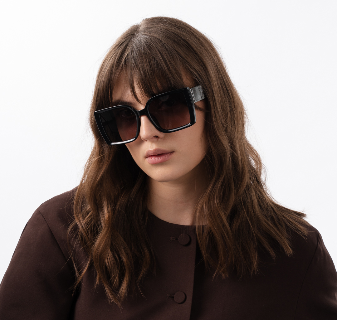 Очки с чехлом Мармалато, цвет Черный-коричневый #2