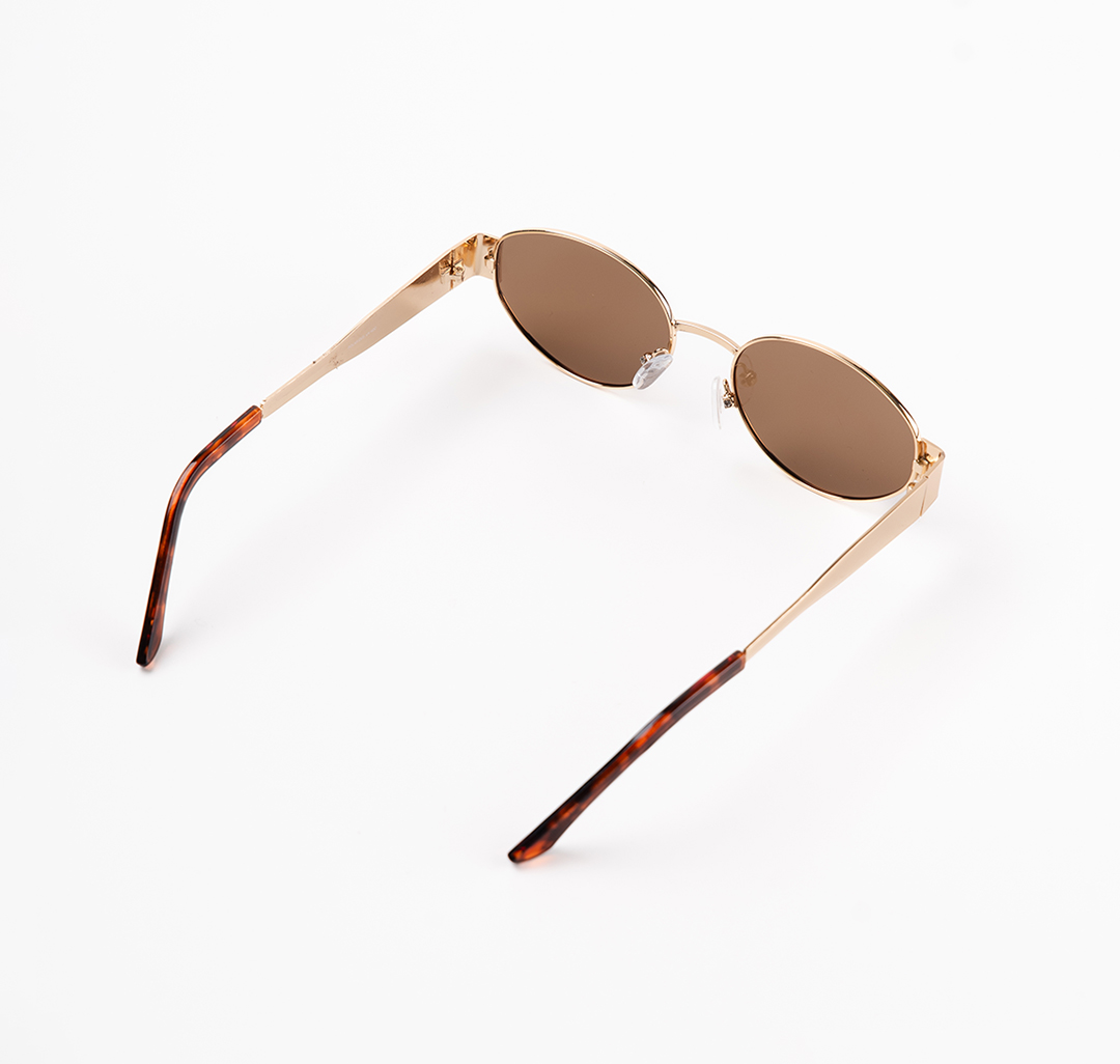 Очки с чехлом Мармалато, цвет Коричневый-золото #6