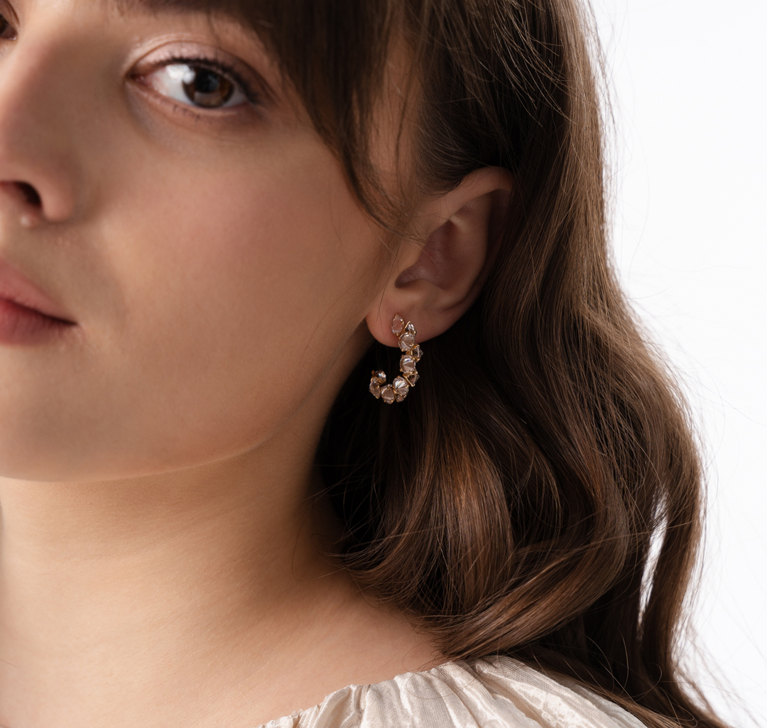 Серьги Мармалато, цвет Золото-прозрачный #4