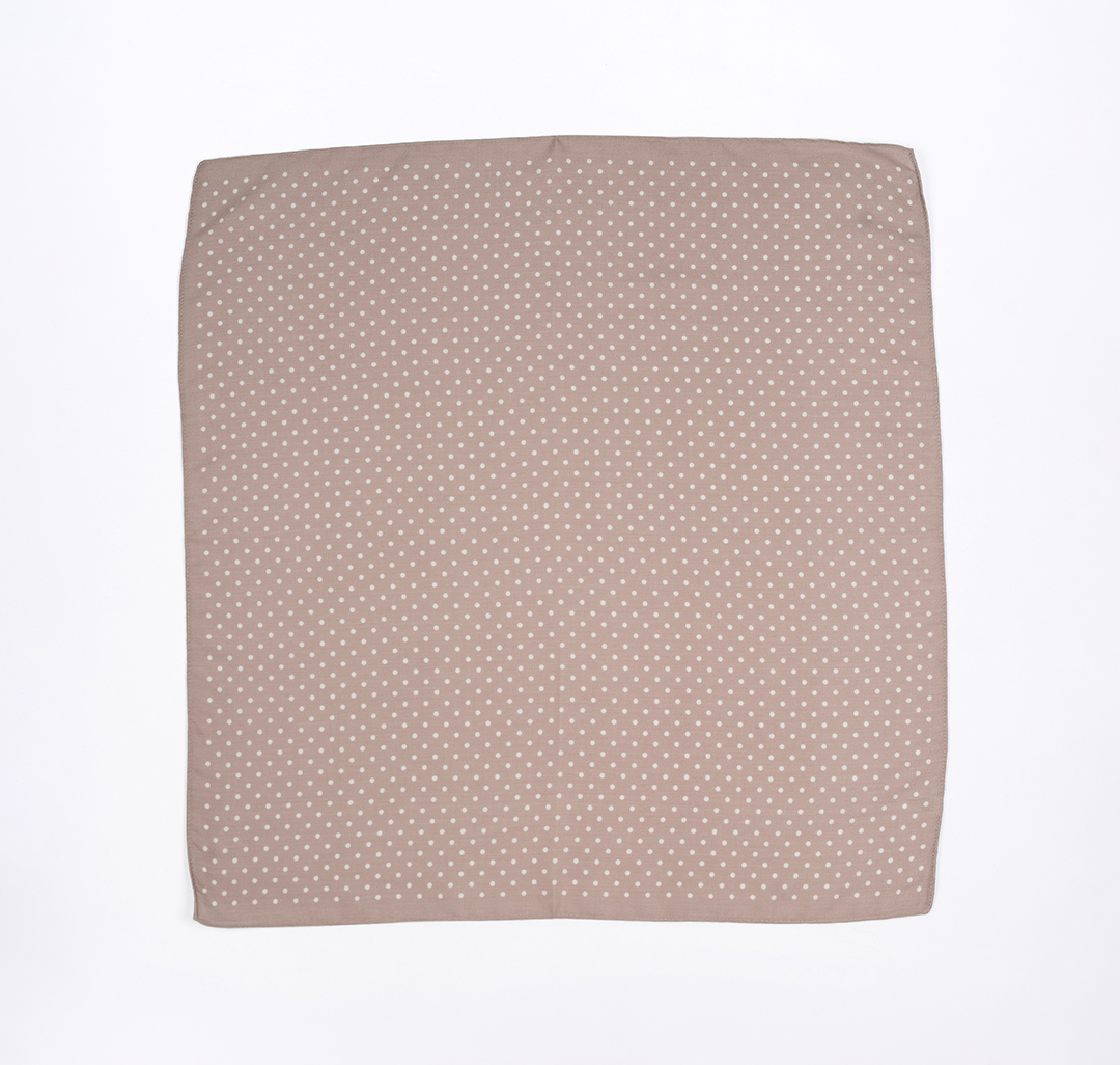 Платок Мармалато, цвет бежевый-белый #3