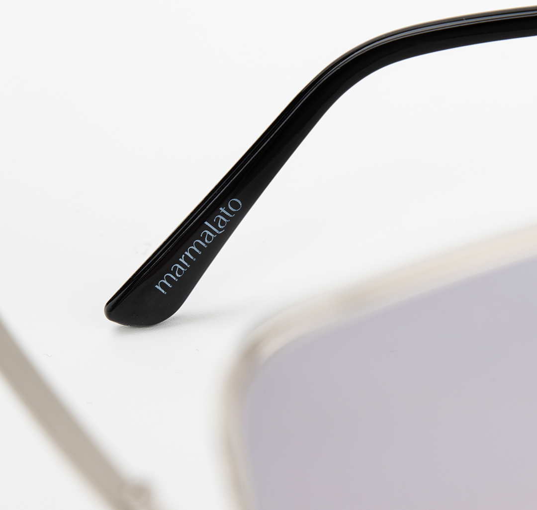 Очки с чехлом Мармалато, цвет серый-серебро #6