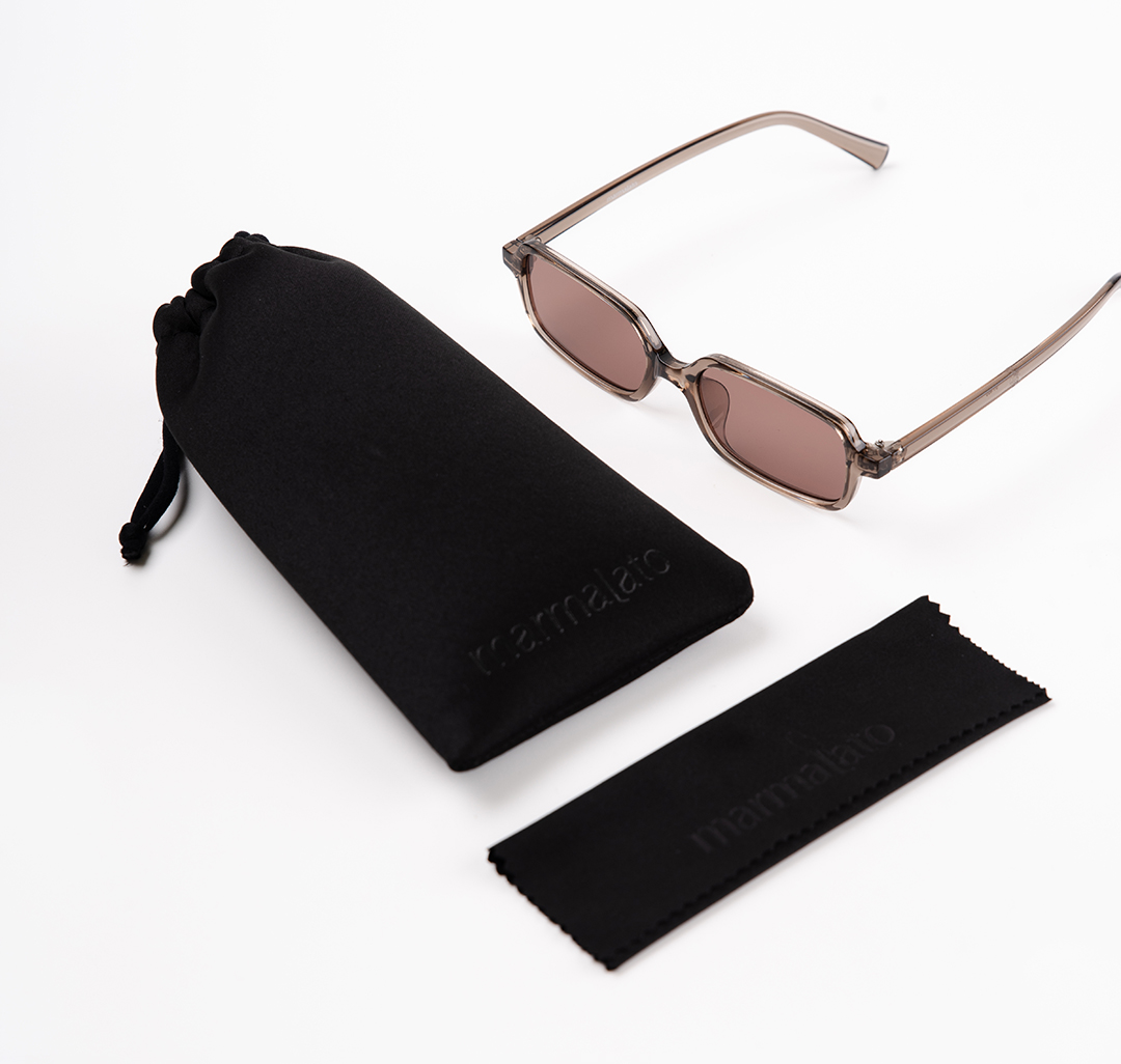 Очки с чехлом Мармалато, цвет светло-коричневый #7