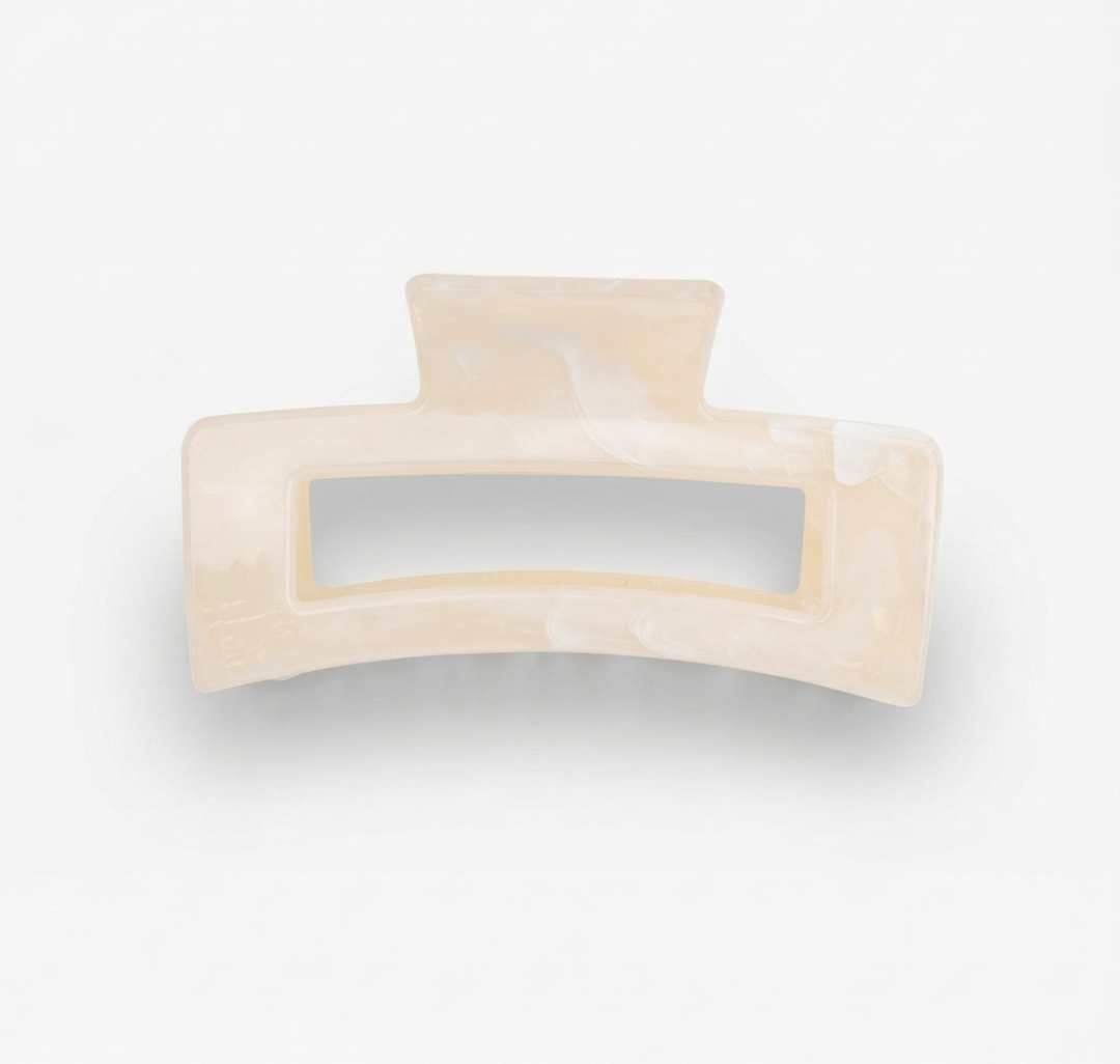 Заколка-краб Мармалато, цвет молочный #3