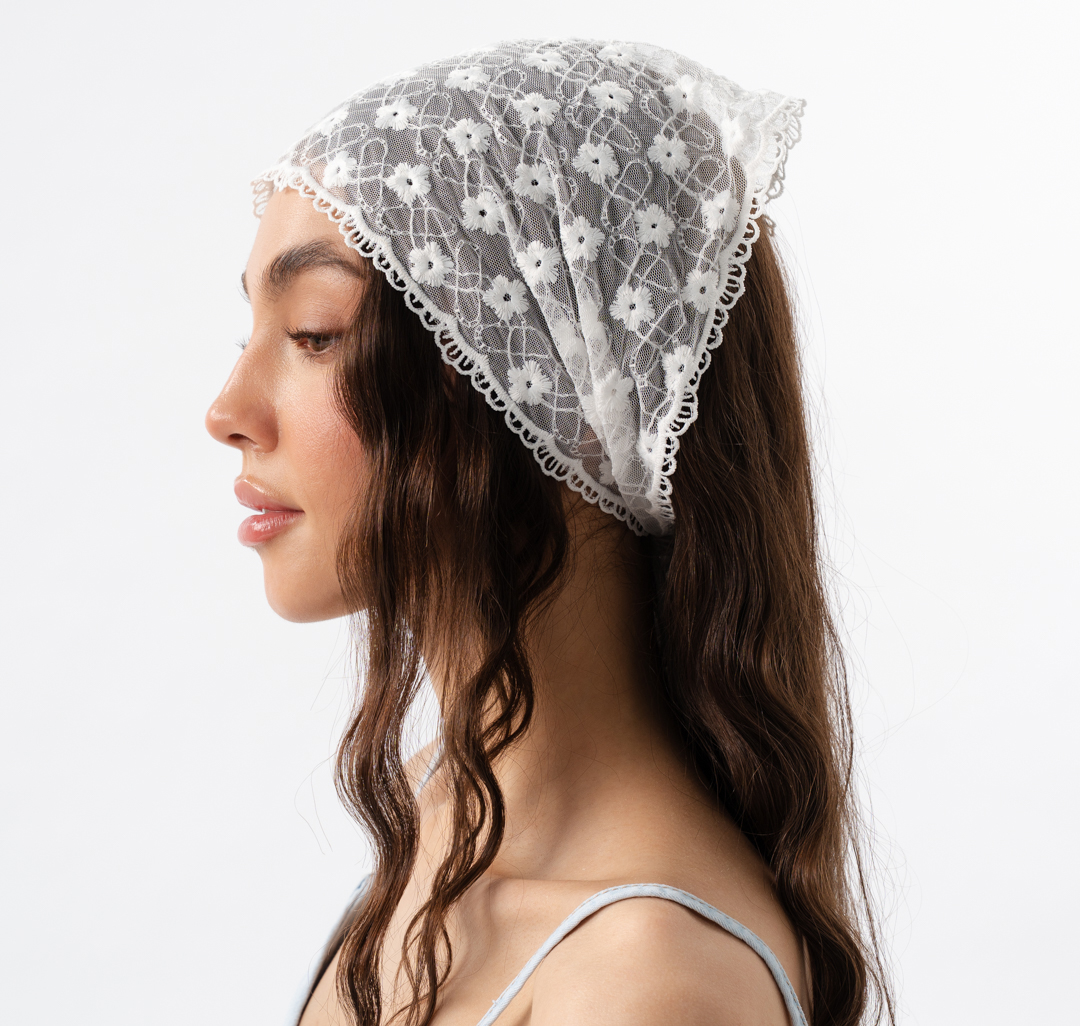 Платок Мармалато, цвет белый #2