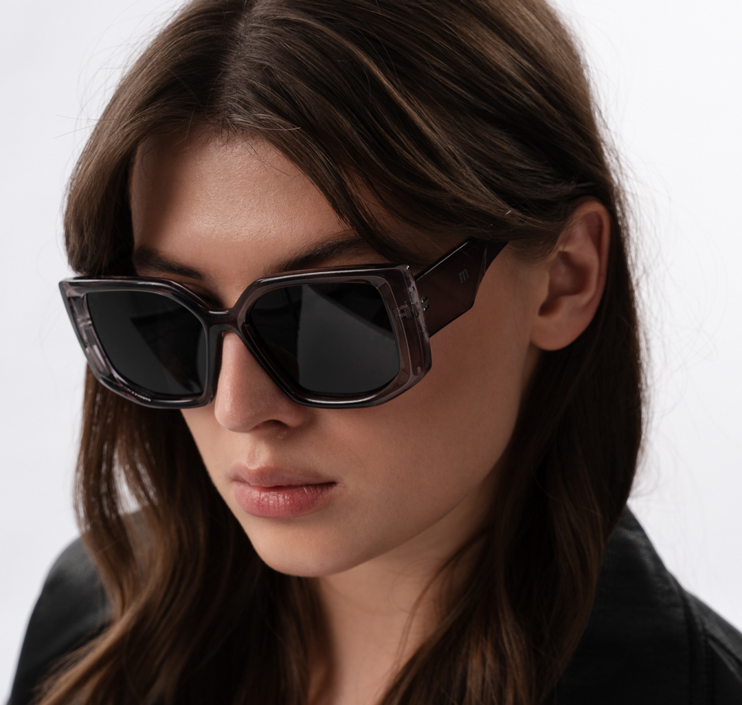 Очки с чехлом Мармалато, цвет темно серый-серый-серебро #2