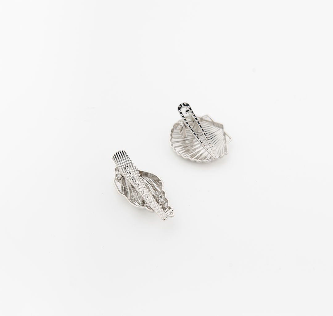 Набор зажимов (2 шт) Мармалато, цвет серебро #4