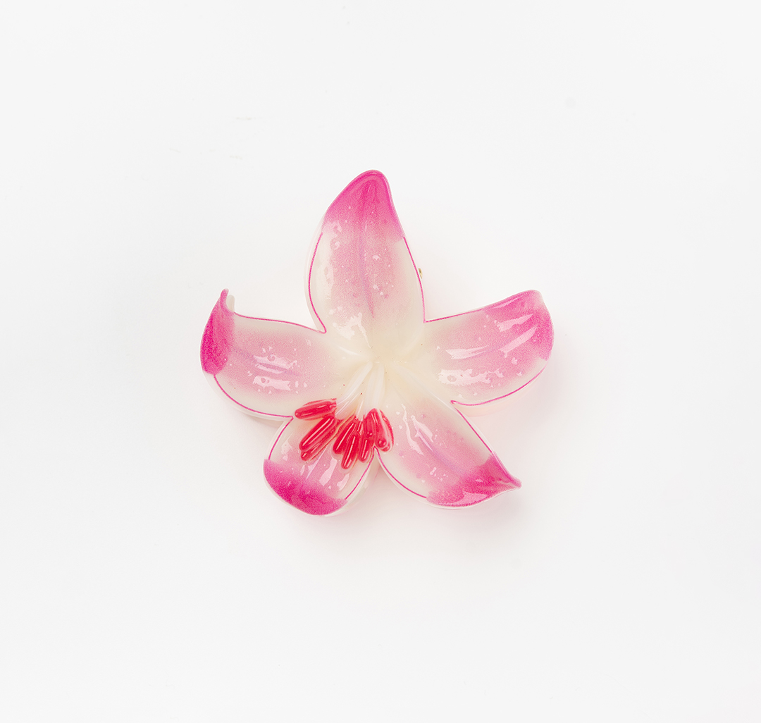 Заколка-краб Мармалато, цвет светло-розовый-розовый #3
