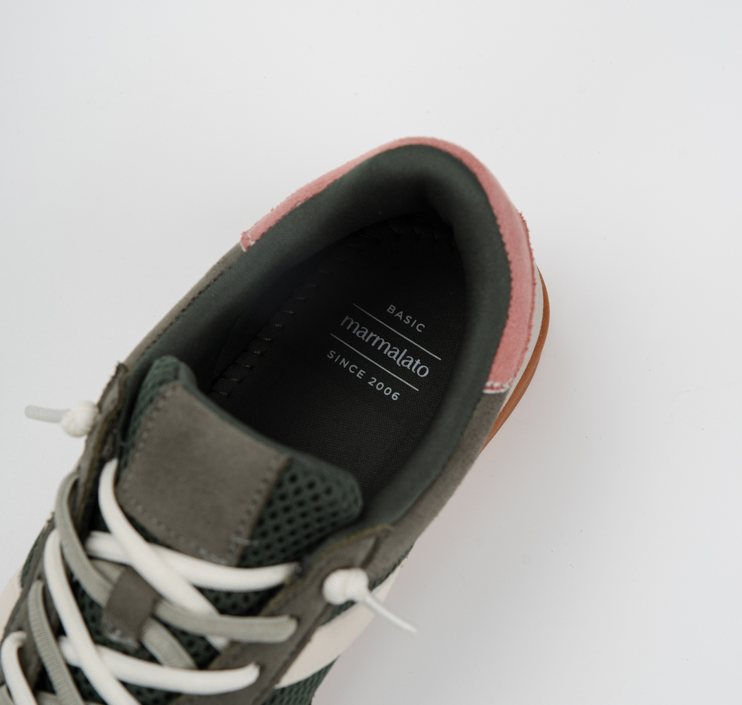 Кеды Мармалато, цвет хаки-разноцветный #4