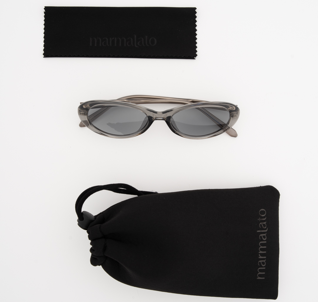 Очки с чехлом Мармалато, цвет серый #7