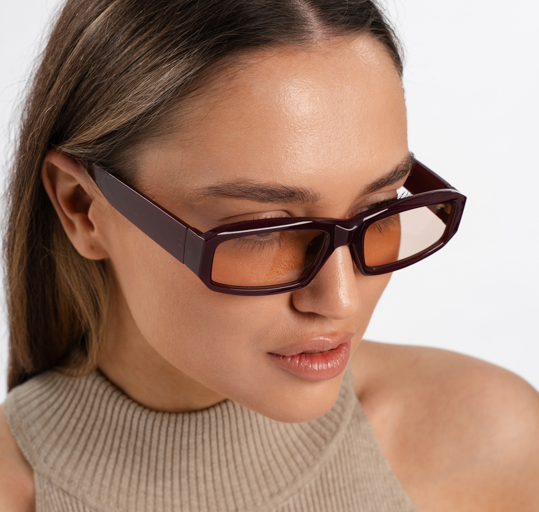 Очки с чехлом Мармалато, цвет винный #3