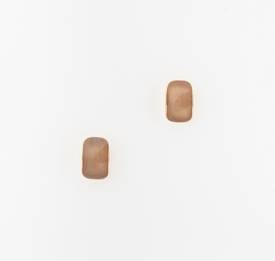 Серьги Мармалато, цвет бежевый-золото #3