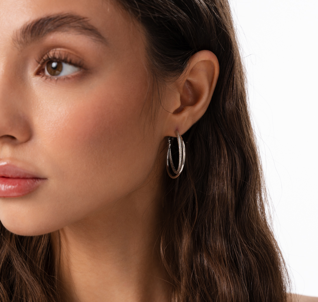 Серьги Мармалато, цвет Серебро #4