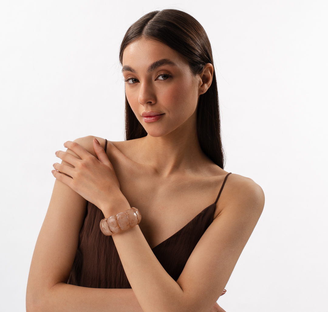 Браслет Мармалато, цвет бежевый #1