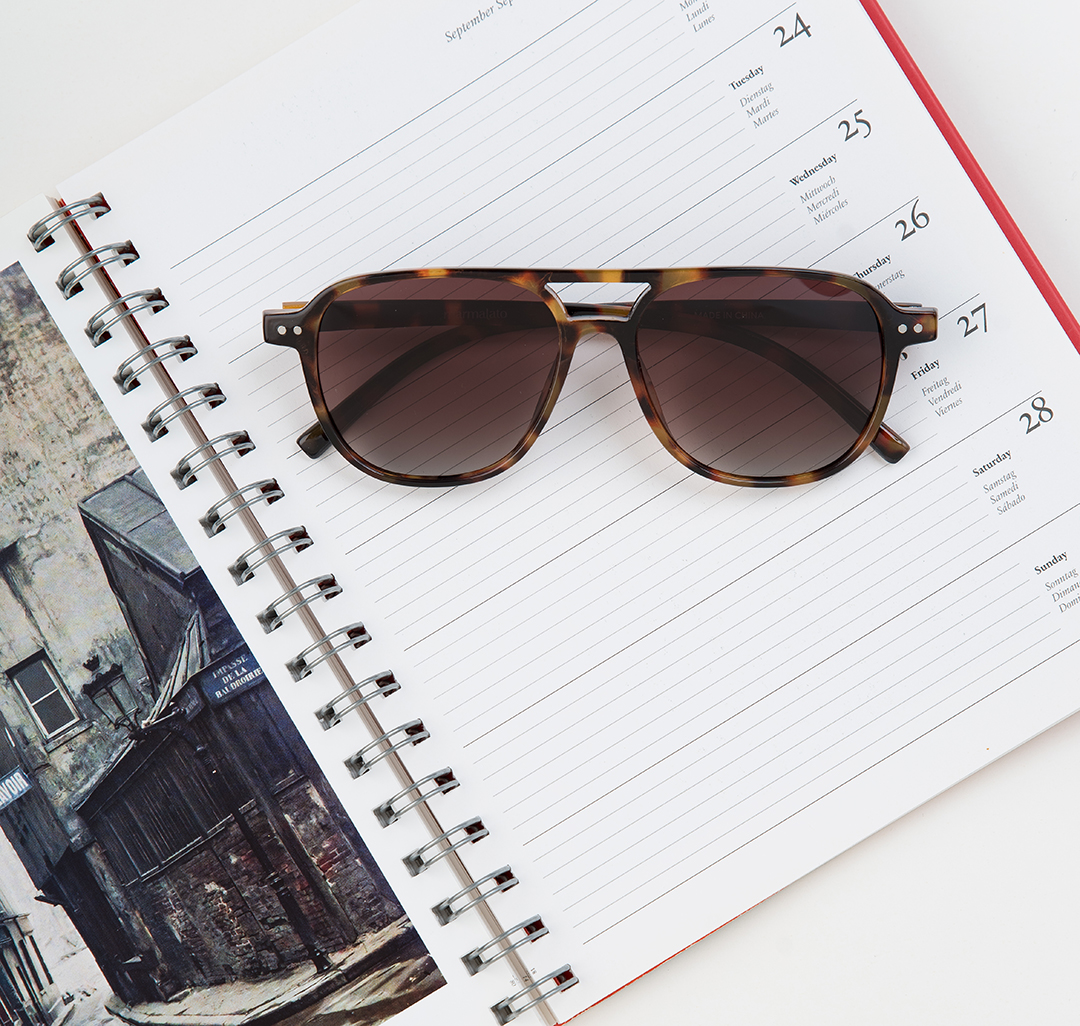 Очки солнцезащитные с поляризацией коричневые Мармалато, цвет коричневый-черный-бежевый #7