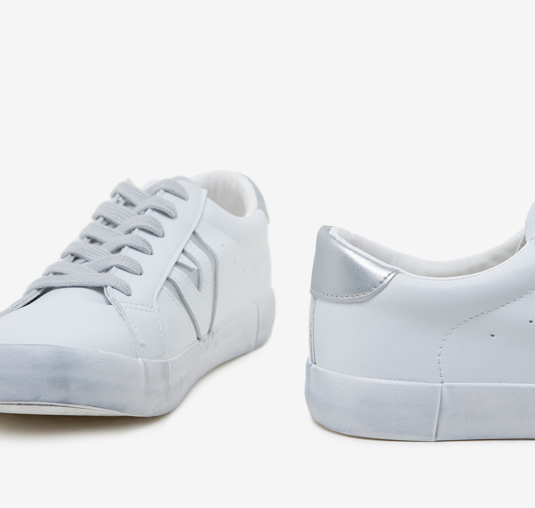 Кеды Мармалато, цвет Белый-серебряный #7