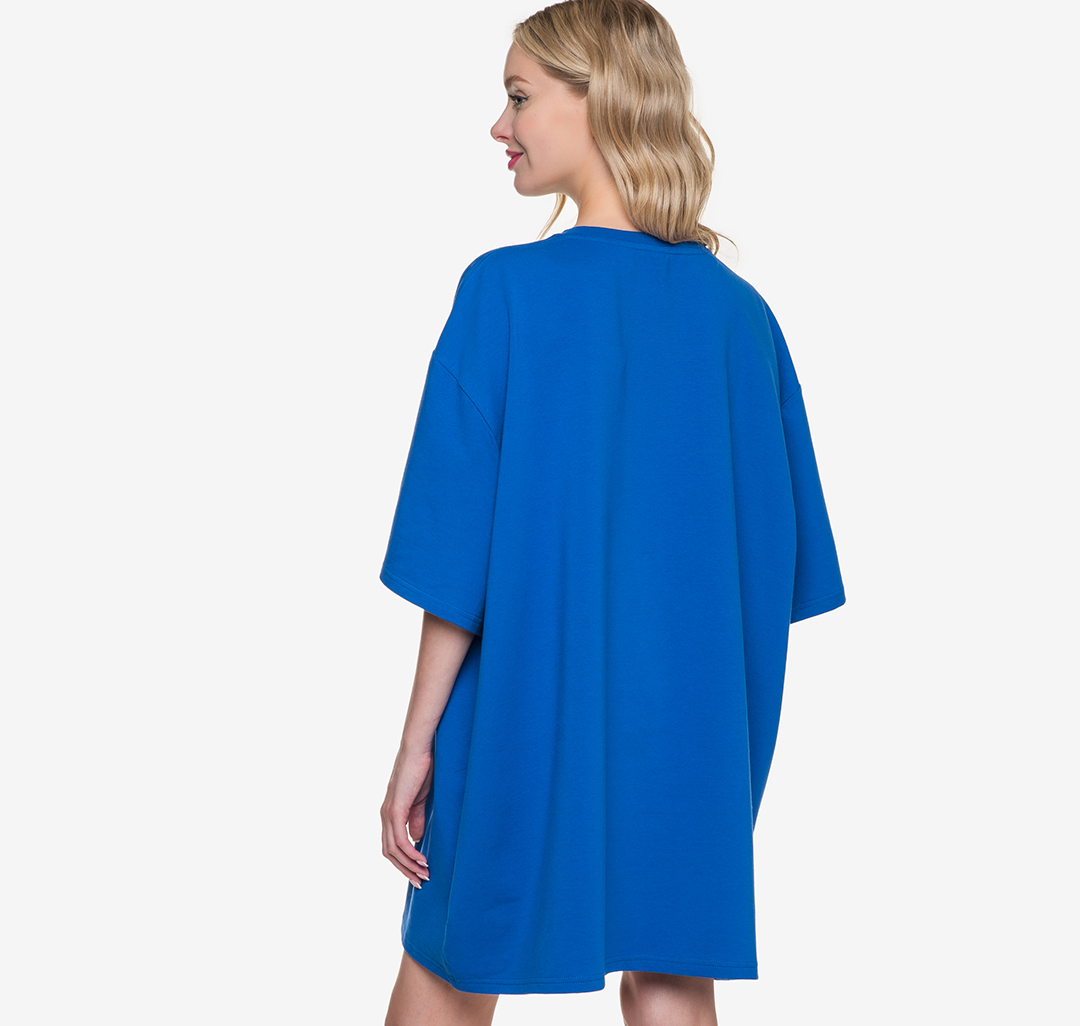 Платье-футболка Мармалато, цвет Синий #4