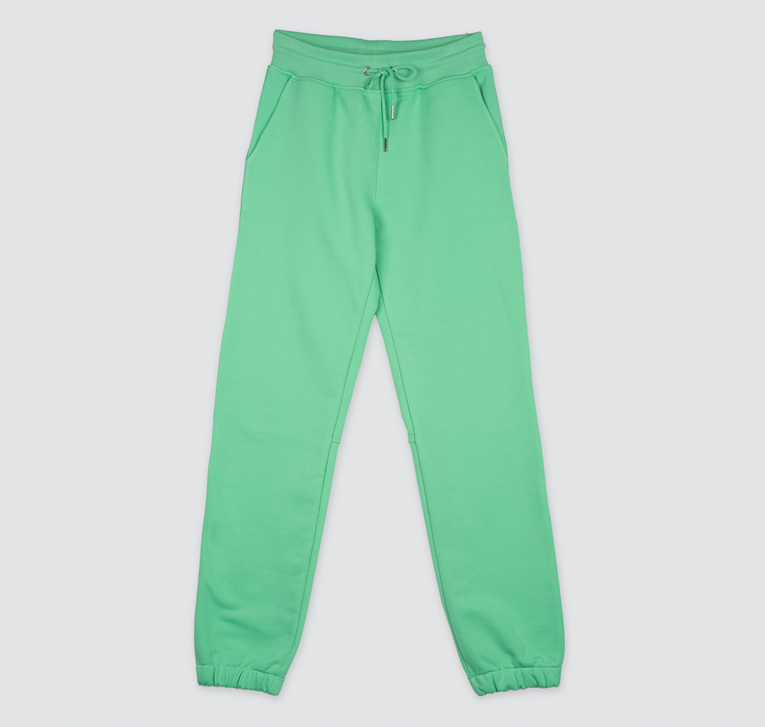 Базовые брюки-джоггеры из смесового хлопка Мармалато, цвет Зеленый #3