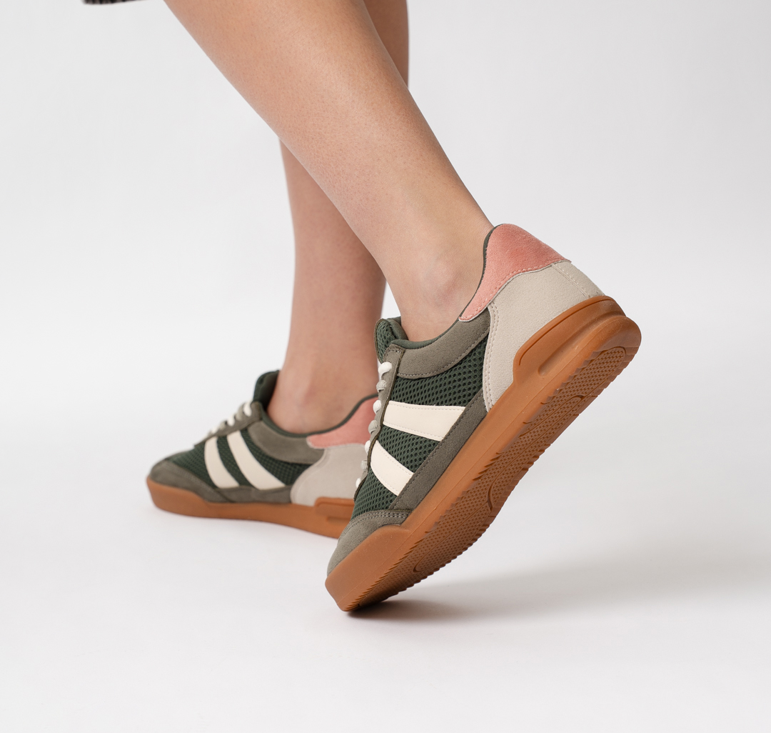 Кеды Мармалато, цвет хаки-разноцветный #7