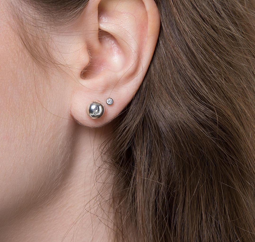 Серьги Мармалато, цвет белое серебро #4