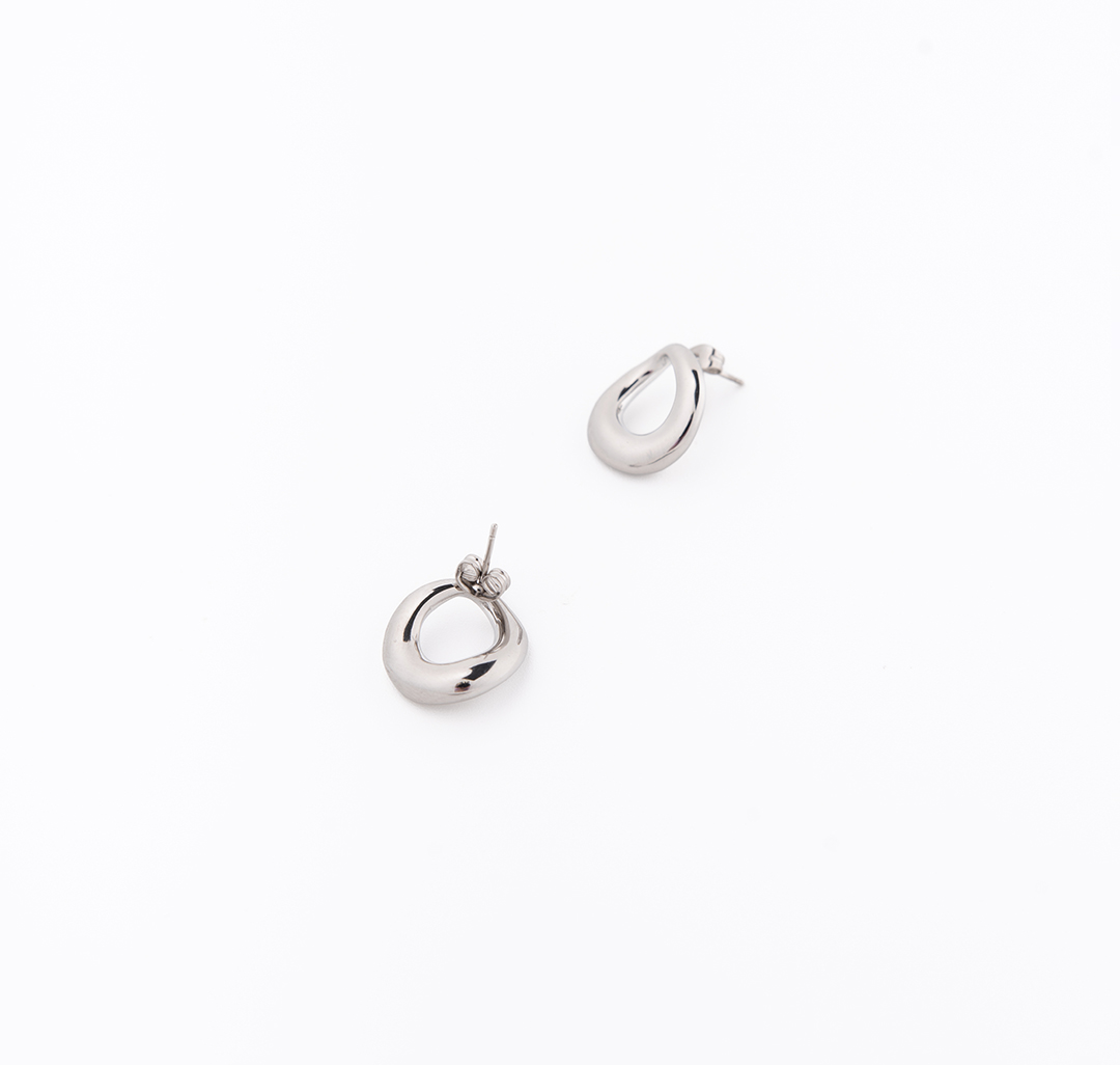 Серьги Мармалато, цвет серебро #2