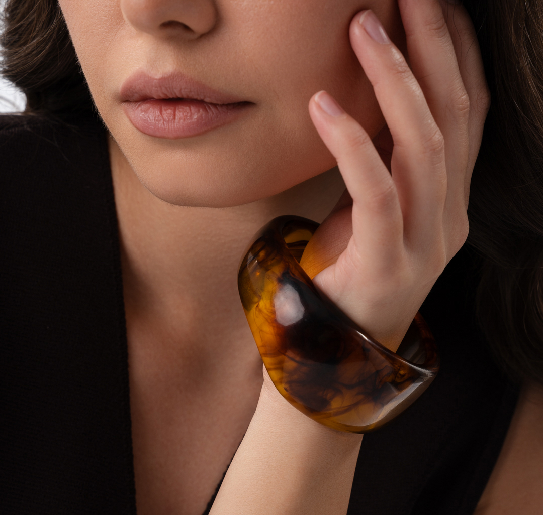 Браслет Мармалато, цвет Коричневый-бежевый #4