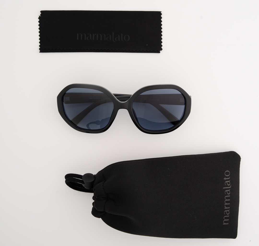 Очки с чехлом Мармалато, цвет черный-серебро #6
