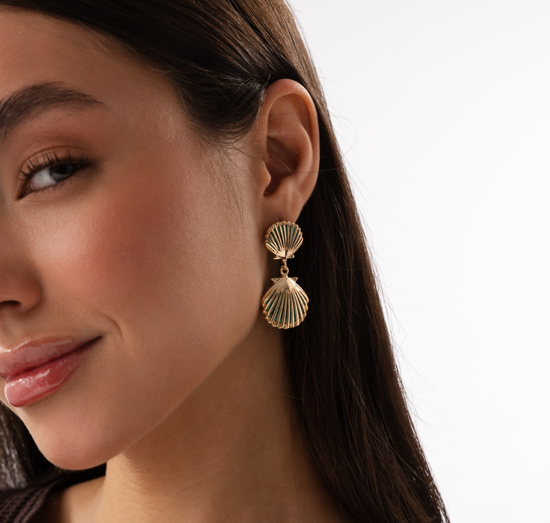 Серьги Мармалато, цвет золото-мультиколор #1