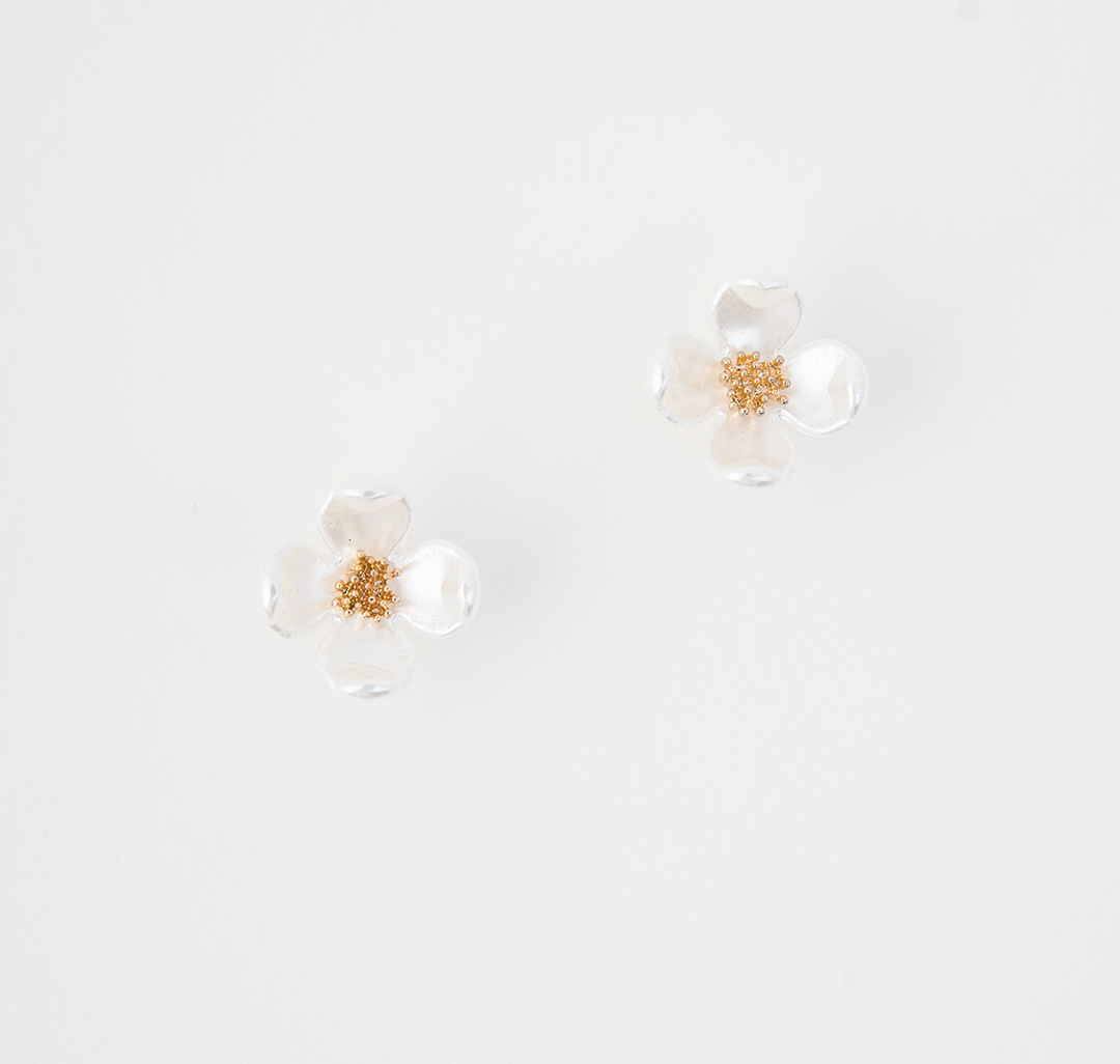 Серьги Мармалато, цвет жемчуг-золото #1