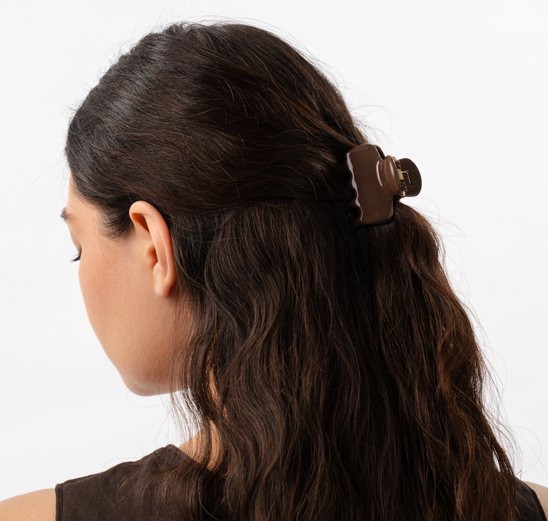 Заколка-краб Мармалато, цвет коричневый #1