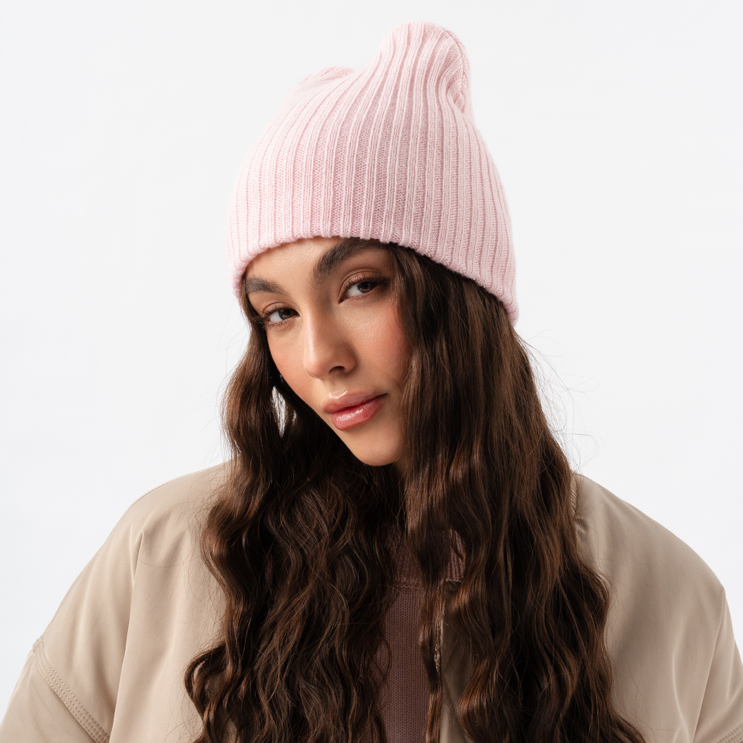 Шапка Мармалато, цвет светло-розовый #1
