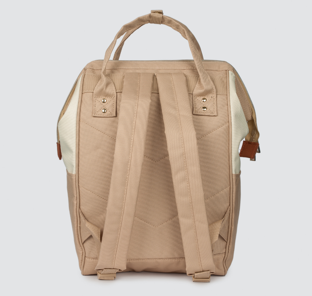 Текстильный женский рюкзак Мармалато, цвет Бежевый-коричневый-мультиколор #4