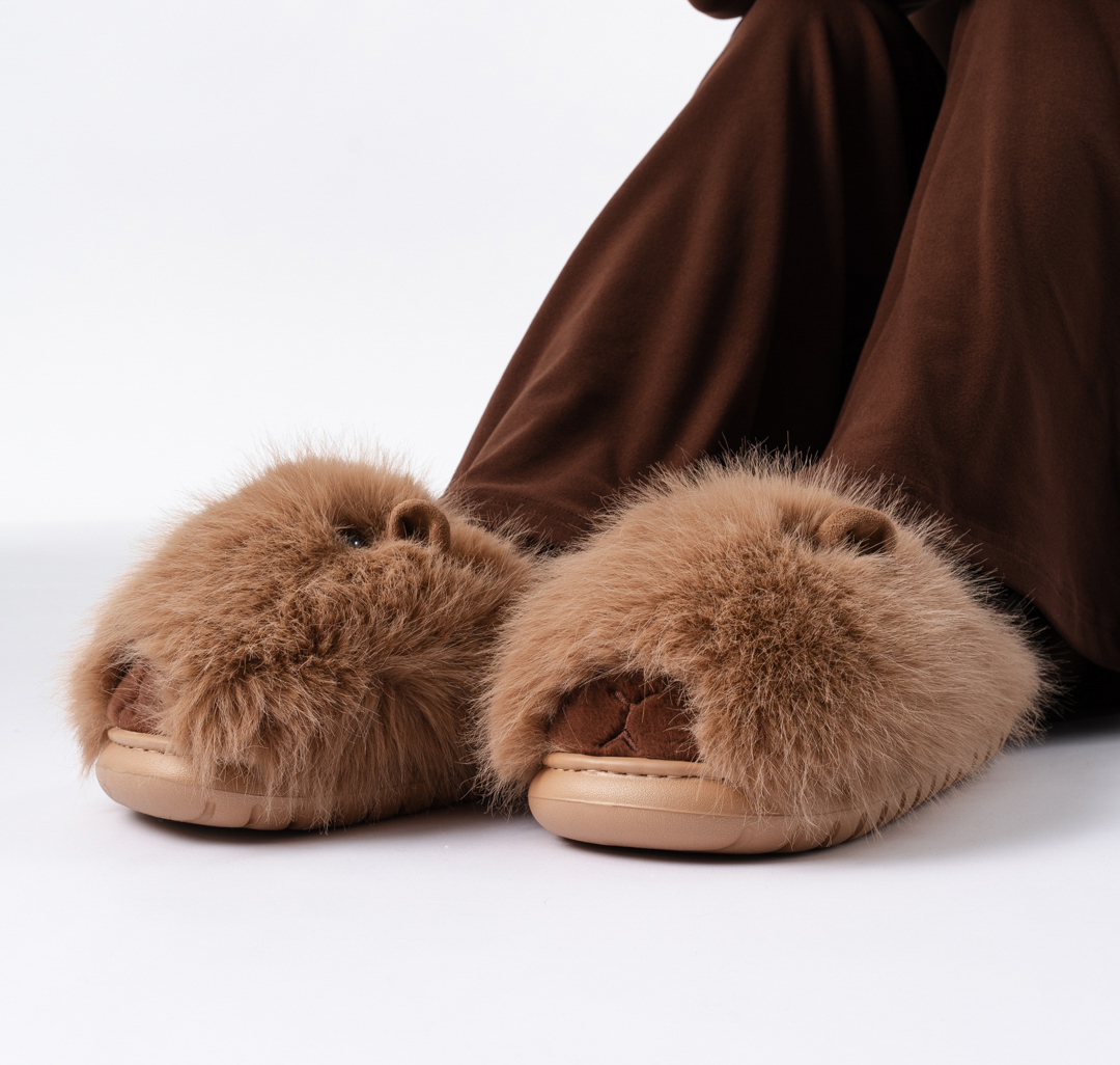 Домашние тапочки Мармалато, цвет Коричневый-черный #2