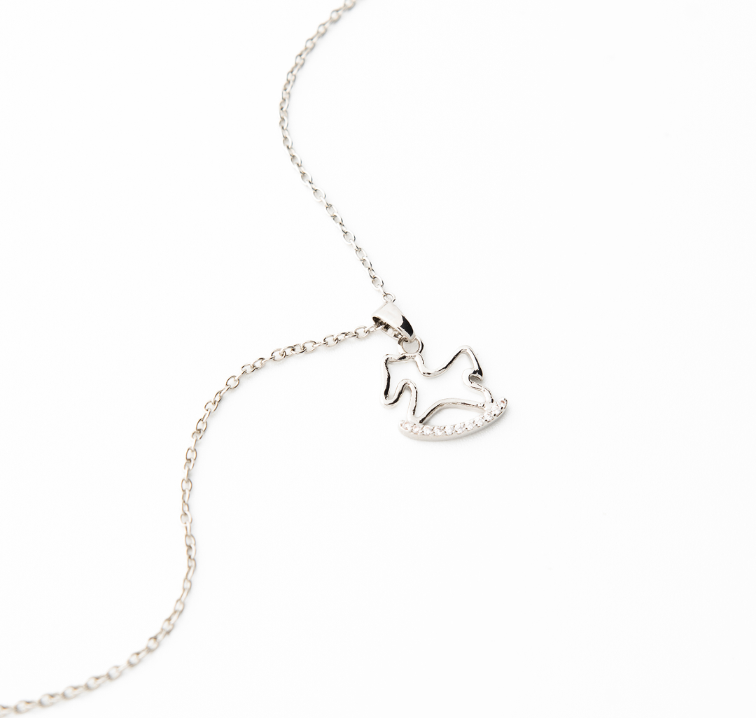 Колье Мармалато, цвет Серебро-прозрачный #2