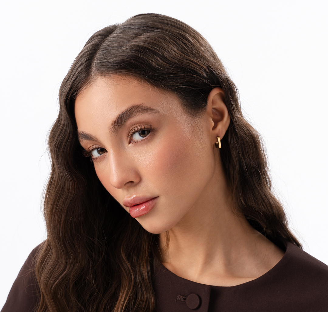 Серьги Мармалато, цвет Золото-прозрачный #3