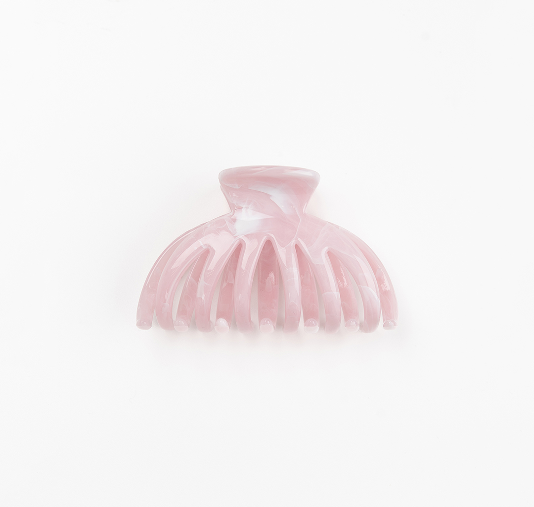 Заколка-краб Мармалато, цвет розовый-белый #3