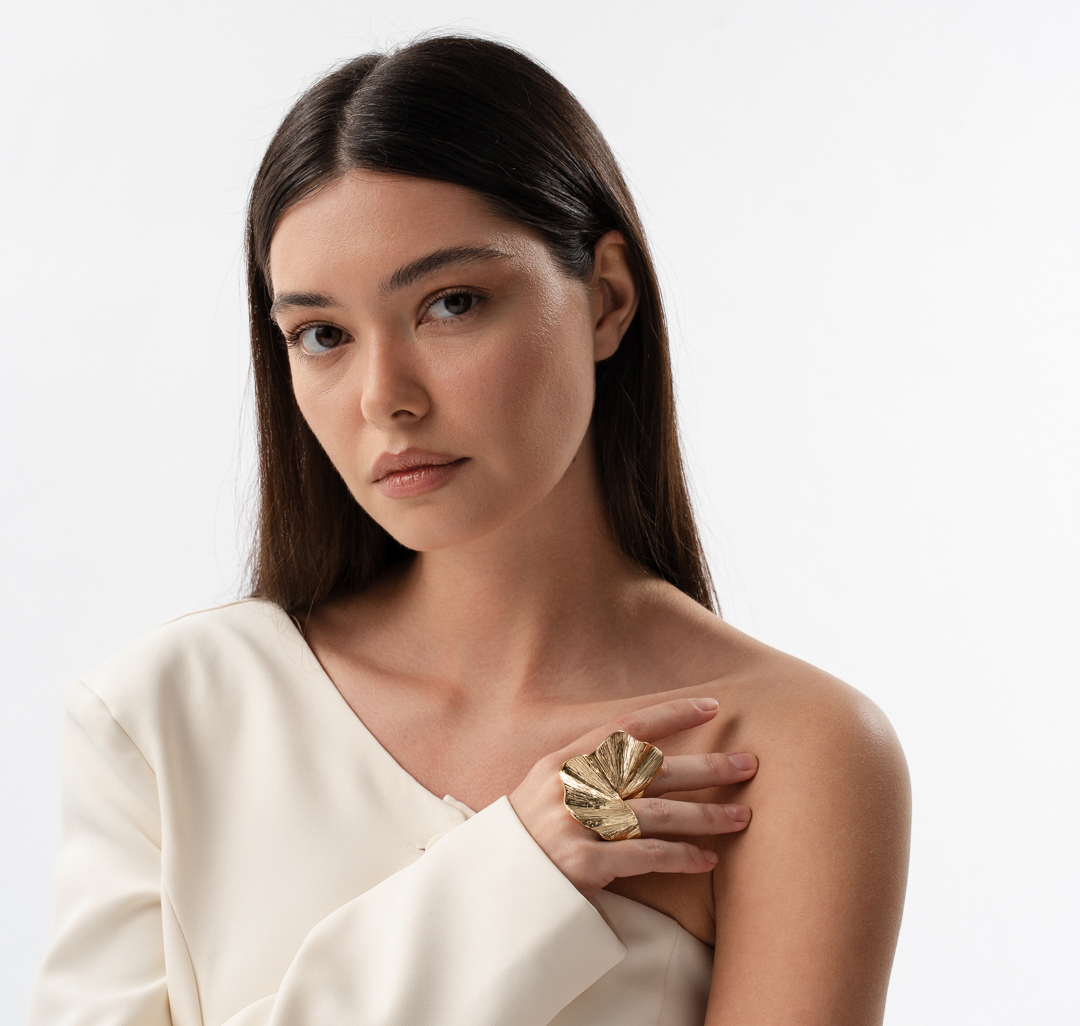 Кольцо Мармалато, цвет золото #3