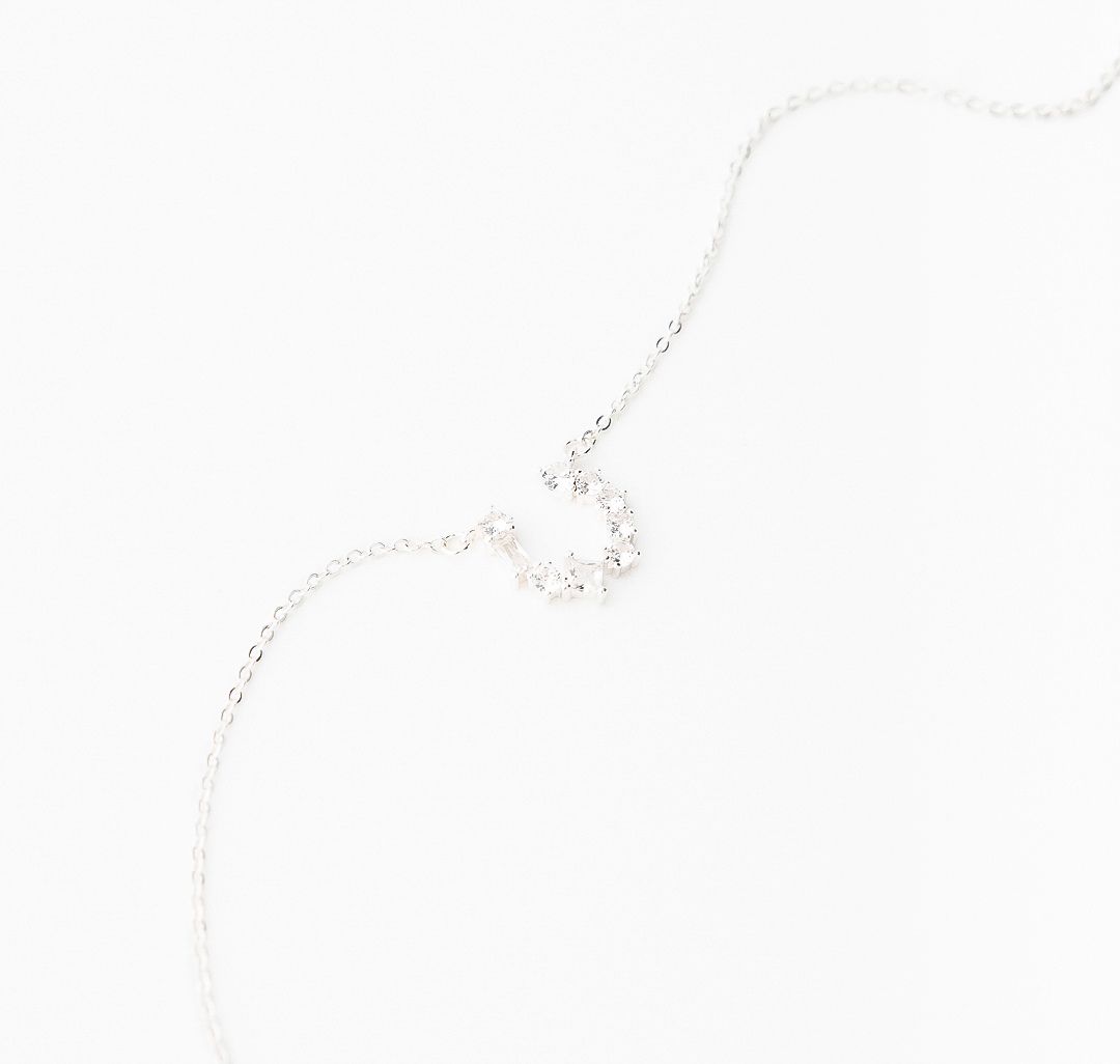 Колье Мармалато, цвет серебро-прозрачный #2