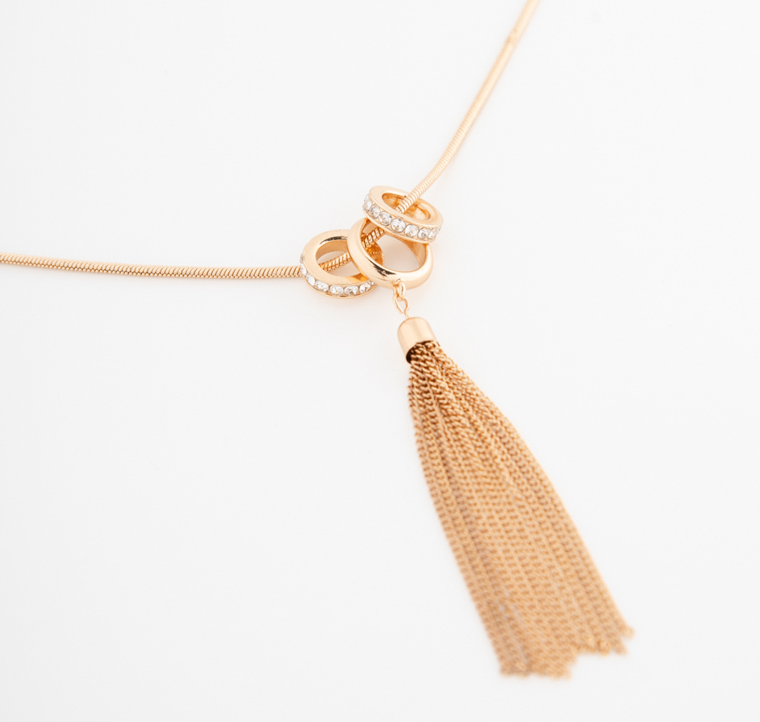 Колье Мармалато, цвет Золото-прозрачный #2