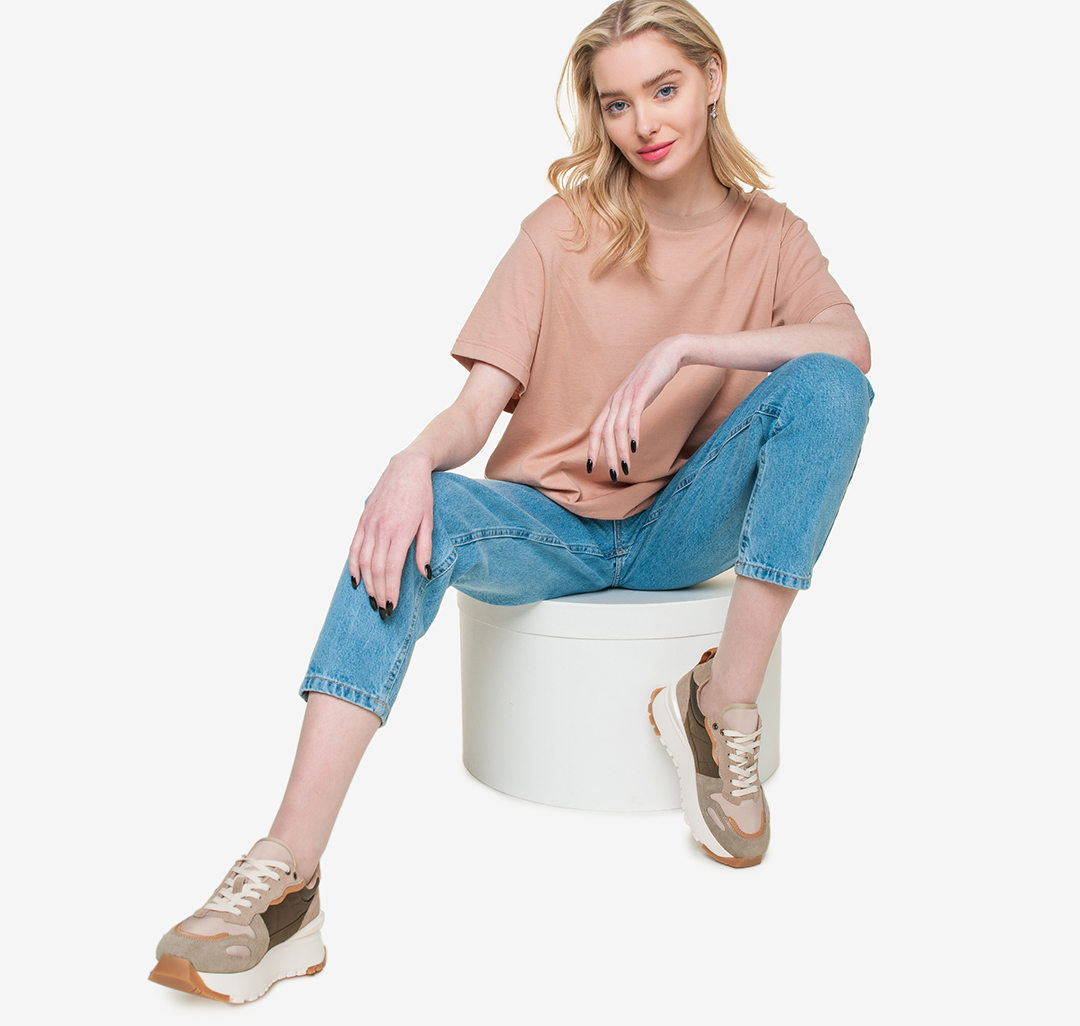 Кроссовки Мармалато, цвет Хаки-бежевый-коричневый-молочный #4