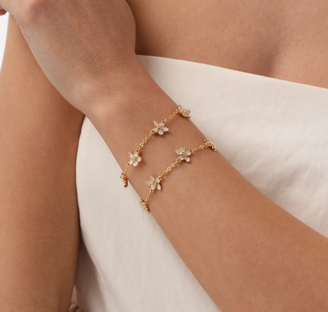 Набор браслетов (2 шт) Мармалато, цвет золото-мультиколор #1